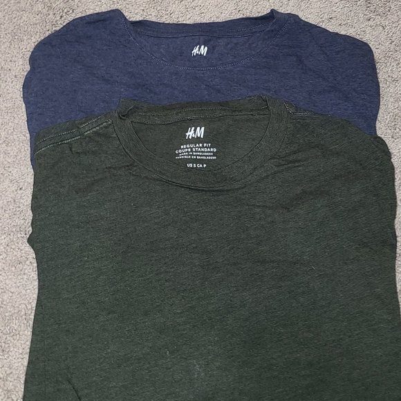 Two H&M Long Sleeve Shirts - Picture 1 of 1